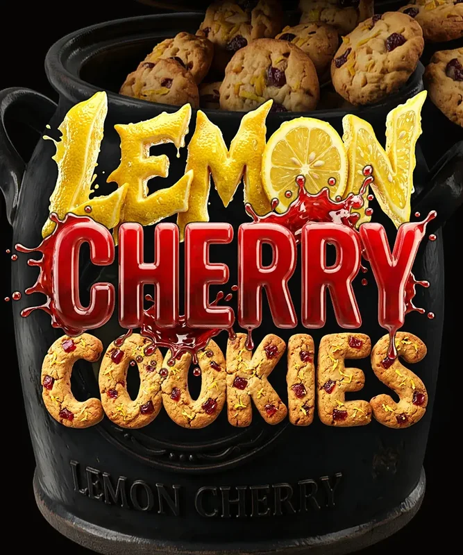 Lemon Cherry Cookies van Barney's Farm