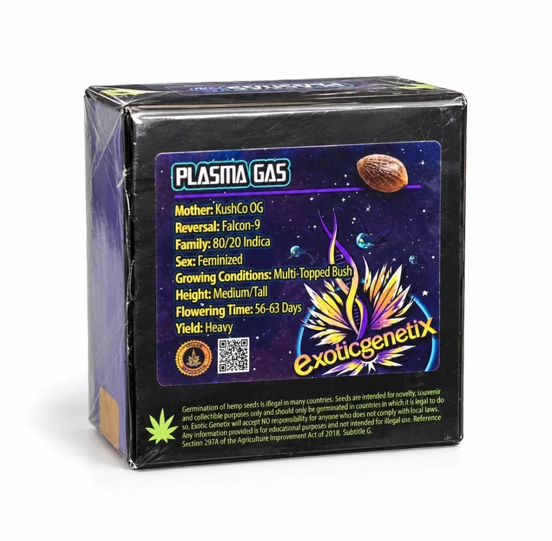 Plasma Gas van Exotic Genetix
