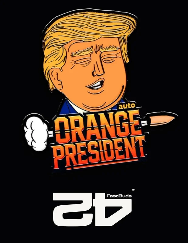 Orange President van Fast Buds