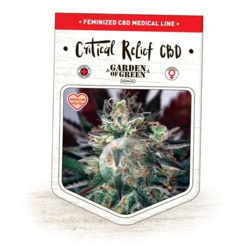 Critical Relief CBD van Garden of Green
