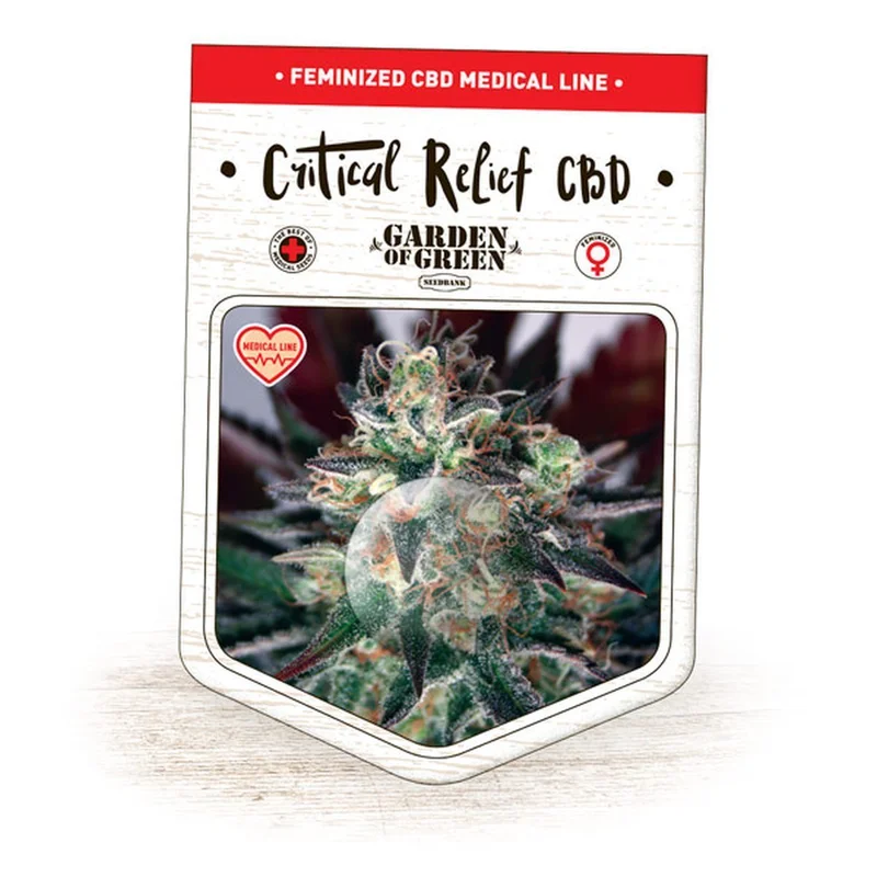 Critical Relief CBD van Garden of Green