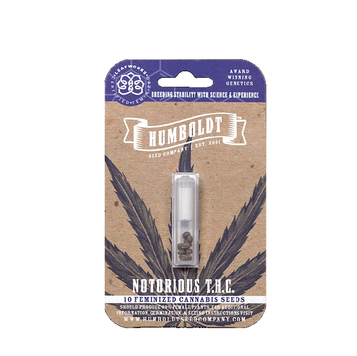 Notorious THC van Humboldt Seed Company