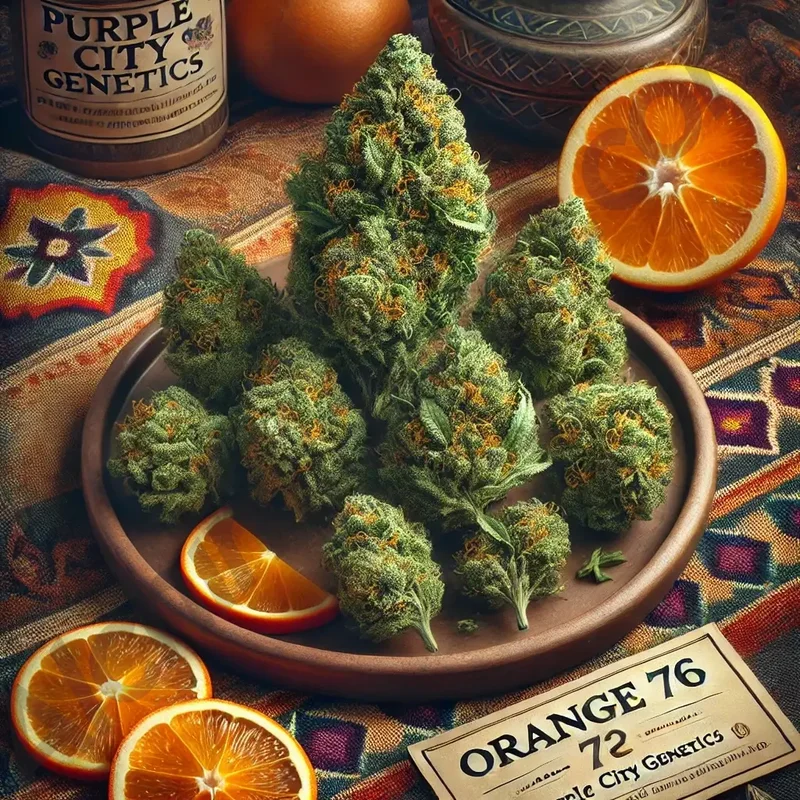 Orange 76 van Purple City Genetics
