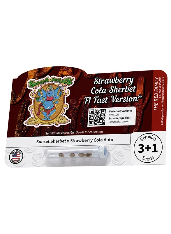 Strawberry Cola Sherbet F1 Fast Version van Sweet Seeds